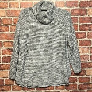 𝅺it’s Our Time Women’s XXL GrayCowl Neck Sweater